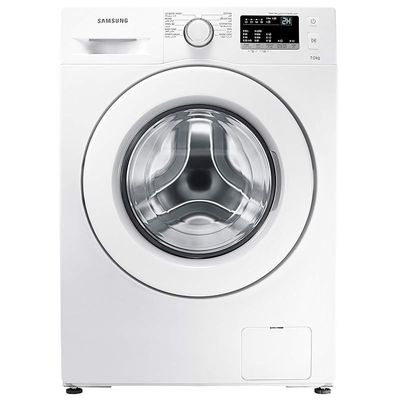 Samsung 7 Kg 1200 RPM Front Load Washing Machine with Diamond Drum, White - Model - WW70J3280KW -  1 Year Warranty