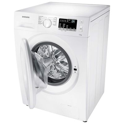 Samsung 7 Kg 1200 RPM Front Load Washing Machine with Diamond Drum, White - Model - WW70J3280KW -  1 Year Warranty