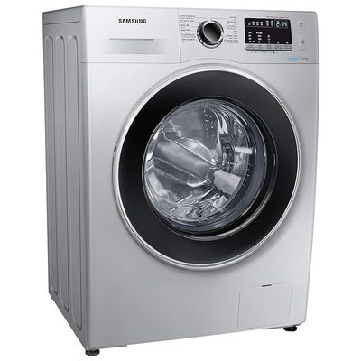 Samsung 8 Kg Diamond Drum Front Load Washing machine with Eco Bubble Silver Model- WW80J4260GS | 1 Year FULL Warranty