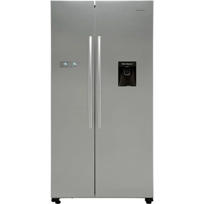 Hisense 741 Liters 2 Doors Side by Side Refrigerator Stainless Steel Model RS741N4WSU | 1 Year Full 5 Year Compressor Warranty.