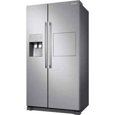 Samsung 501 Liter Refrigerator Side by Side With Water Dispenser Color Silver Model - RS50N3913SA | 1 Year Warranty