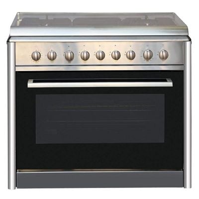 Super General Oven with 5 Gas Cooker - Silver - SGC 99FS