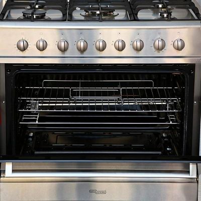 Super General Oven with 5 Gas Cooker - Silver - SGC 99FS