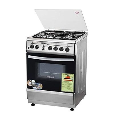 Super General 60x60 4 Burner Stainless Steel Full Security Gas Grill Oven With Thermostat SGC66FS