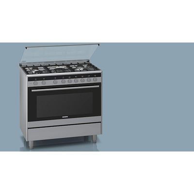 Siemens 90 cm Freestanding Gas Cooker With Sabaf Burners, German Engineering, Hg73G6357M"Min 1 year manufacturer warranty"