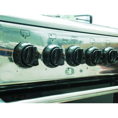 Techno Gas 55x55 Cm 4 Burner Gas Cooker, Silver C5555s3v-dp-394