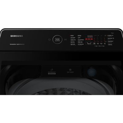 Samsung Top Load Washer, 12kg, with Ecobubble, Digital Inverter Technology and Super Speed, WA12CG6745BVGU, 20 Year Warranty on Digital Inverter Motor