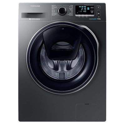 Samsung 9 Kg 1400 RPM Front Load Washing machine with Add Wash, Inox - WW90K6410QX/GU, 1 Year Warranty