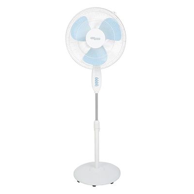 Super General Pedestal Fan, Oscillation, adjustable in height up to 140 cm, 3 Speed, white, energy-saving, 50W, SGSF-28-M, One Year Warranty