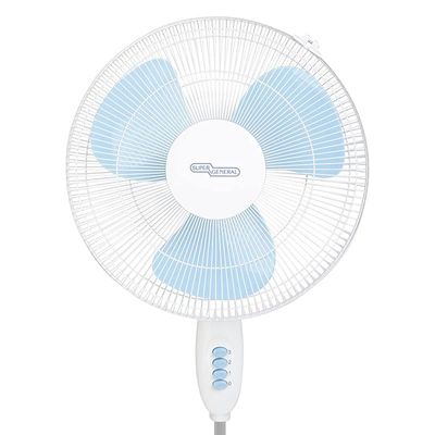 Super General Pedestal Fan, Oscillation, adjustable in height up to 140 cm, 3 Speed, white, energy-saving, 50W, SGSF-28-M, One Year Warranty