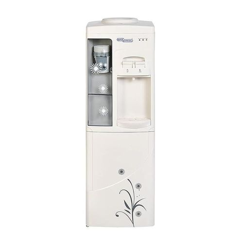 Super General Hot and Cold Water Dispenser, Water-Cooler with Cabinet and Cup-Holder, Instant-Hot-Water, 2 Taps, SGL-1171, White/Grey, 31.2 x 32.5 x 96 cm, 1 Year Warranty