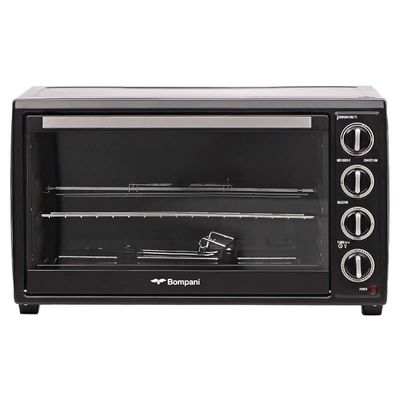 Bompani 65 Liters Electric Oven With Rotisserie And Convection Fan Black Model BEO65 | 1 Year Warranty