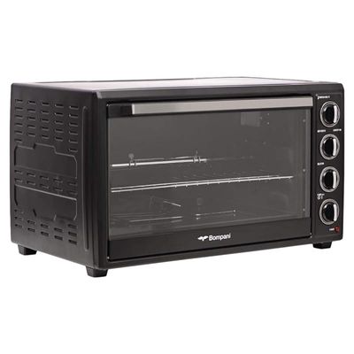 Bompani 65 Liters Electric Oven With Rotisserie And Convection Fan Black Model BEO65 | 1 Year Warranty