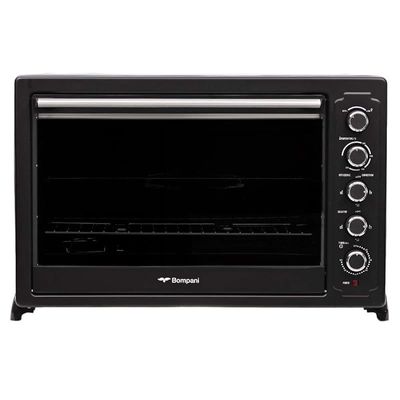 Bompani 120 Liters Electric Oven With Rotisserie And Convection Fan Black Model BEO120 | 1 Year Warranty