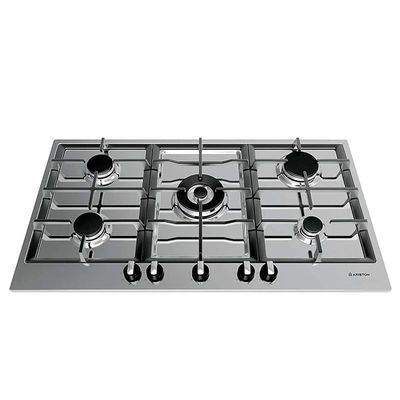 Ariston Built In 90 cm Gas Hob 5 Burners with Gas Oven Inox Colour Model- PK951TGH | 1 Year Full Warranty 