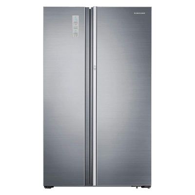 Samsung 803 Liters Side By Side Refrigerator with Digital Inverter Technology Refined Steel Model- RH80H81307F | 1 Year Warranty