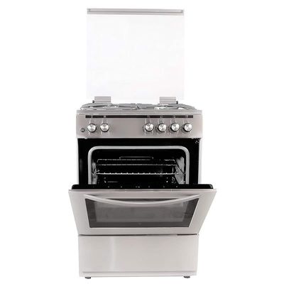 Hoover 60×60 Full Gas Cooker Steel Free Standing Model FGC66.02S | 1 Year Full Warranty