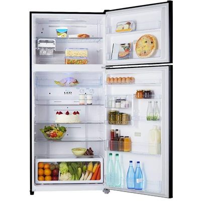 TOSHIBA GRWG77UDGG 2 Door Inverter Refrigerator with LED Touch Panel (740L, Black)