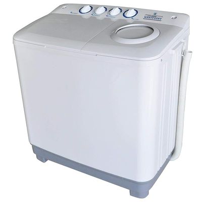 WestPoint 14 kg Twin-Tub Semi-Automatic Washing Machine/White/Top Loader/ 5 Star/Spin-Dry/Timer/ IPX4 protection/ 1 year warranty/WTW-1415