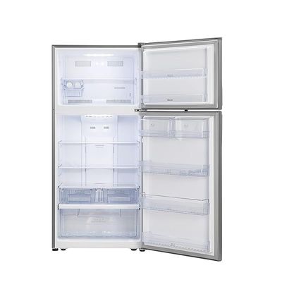 Hisense 650 Liter Refrigerator Double Door Top Mount Silver Model RT650NAIS -1 Years Full &amp; 5 Years Compressor Warranty.