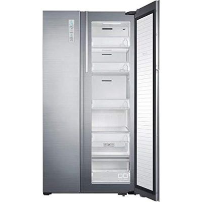 Samsung 803 Liters Side By Side Refrigerator with Digital Inverter Technology  Refined Steel Model- RH80H81307F | 1 Year Full 20 Years Compressor Warranty