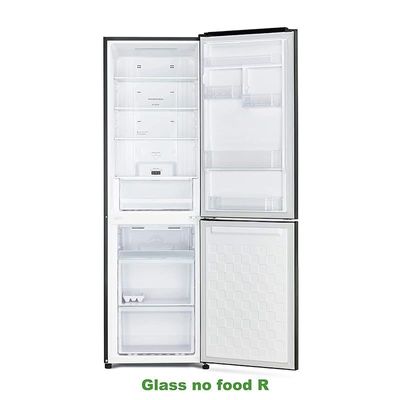 Hitachi 410 Liter French Bottom Freezer Refrigerator Glass Finish Black Model RBG410PUK6GBK | 1Year Full 5 Year Compressor Warranty.