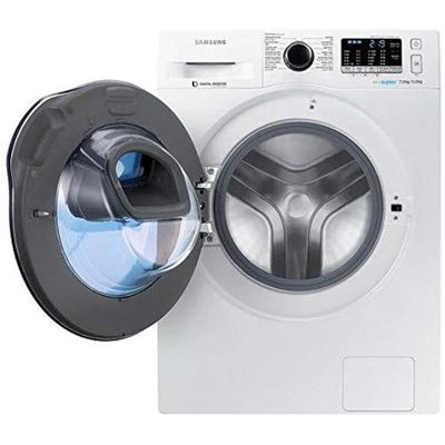 Samsung 7Kg Wash & 5Kg Dryer 1400 RPM Washer Dryer with Add Wash White  Model- WD70K5410OW | 1 Year Warranty