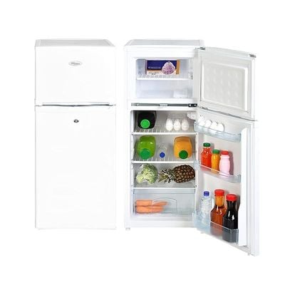 Super General 175 Liters Gross Compact Double Door Refrigerator-Freezer, Reversible door, Tropical Compressor, White, SGR-175-H, 48 x 53 x 115 cm, 1 Year Warranty