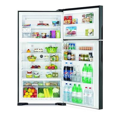 Hitachi 990 Liter Top Mount Refrigerator Brilliant Silver Model RV990PUK1KBSL | 1 Year Full 5 Years Compressor Warranty