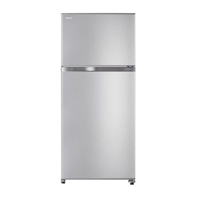 Toshiba 820 Liters Refrigerator Double Door Top Mount Silver, Model Gra820UXS -1 Years Full &amp; 10 Years Compressor Warranty.