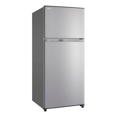 Toshiba 820 Liters Refrigerator Double Door Top Mount Silver, Model Gra820UXS -1 Years Full &amp; 10 Years Compressor Warranty.