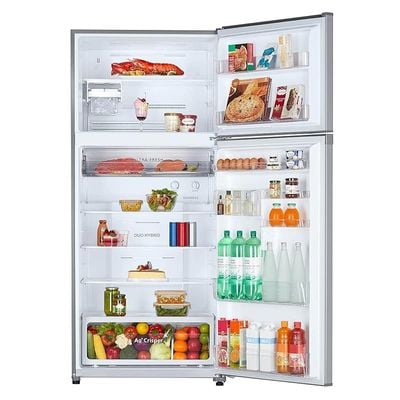 Toshiba 820 Liters Refrigerator Double Door Top Mount Silver, Model Gra820UXS -1 Years Full &amp; 10 Years Compressor Warranty.