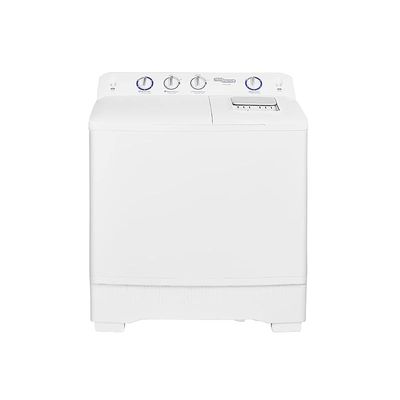 Super General 14 kg Twin-tub Semi-Automatic Washing Machine, White, efficient Top-Load Washer with Lint Filter, Spin-Dry, SGW-150-N, 99.5 x 55.5 x 115.5 cm, 1 Year Warranty
