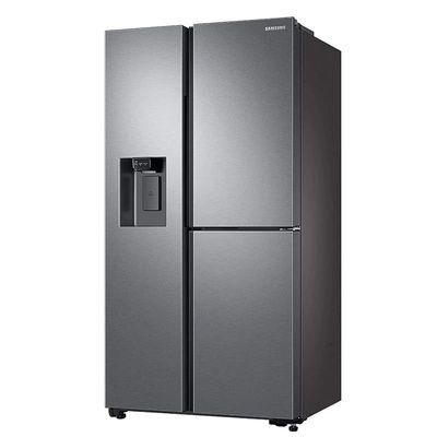 Samsung 650 Liters Side By Side Refrigerator with Ice Maker Silver  Model- RS65R5691SL | 1 Year Full & 20 Year Digital Inverter Compressor Warranty 