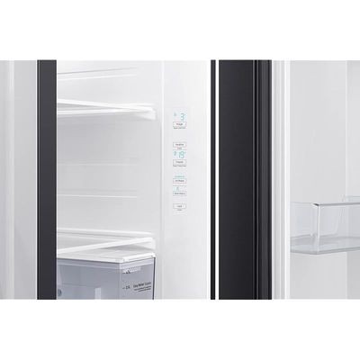 Samsung 660 Liters Side By Side Refrigerator  Gentle Black Matt SpaceMax Technology Model- RS64R5331B4/AE |1 Year Full & 20 Year Digital Inverter Compressor Warranty 