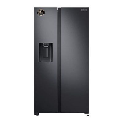 Samsung 660 Liters Side By Side Refrigerator  Gentle Black Matt SpaceMax Technology Model- RS64R5331B4/AE |1 Year Full & 20 Year Digital Inverter Compressor Warranty 