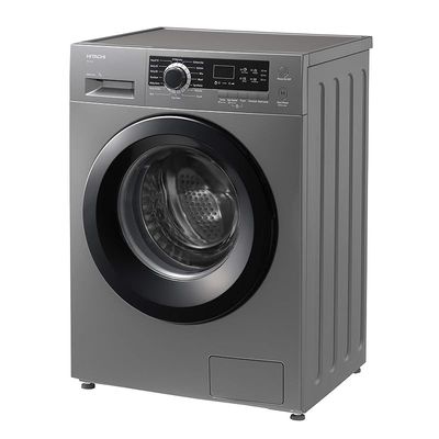 Hitachi 7Kg Front Load Washing Machine 1200 RPM ‎Push Button Silver Model BD70GE3CGXSL | 1 Year Full Warranty.