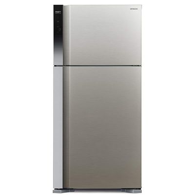 Hitachi 760L Top Mount Refrigerator Pure Brilliant Silver Model RV760PUK7K1BSL | 1 Year Full & 5 Year Compressor Warranty