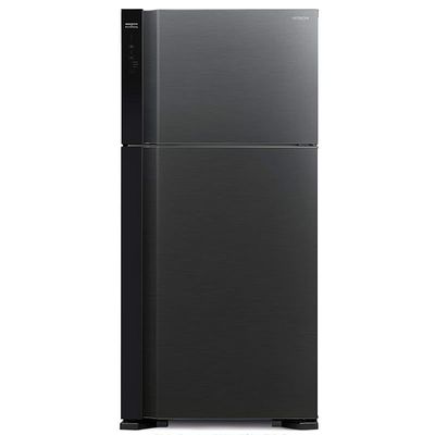 Hitachi 760 Liter Top Mount Refrigerator Pure Brilliant Black Model RV760PUK7K1BBK | 1 Year Full 5 Years Compressor Warranty