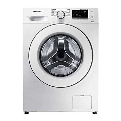 Samsung 7KG 1200 RPM Diamond Drum Front load Washing machine White Model- WW70J3280KW | 1 Year Warranty