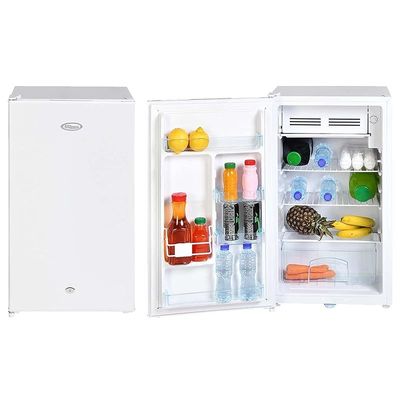 Super General 110 Liter Gross Volume Compact Mini-Refrigerator White Beverage Fridge with Child Lock Shelf Freezer Box reversible door Model- SGR-131-H | ‎1 Year full Warranty