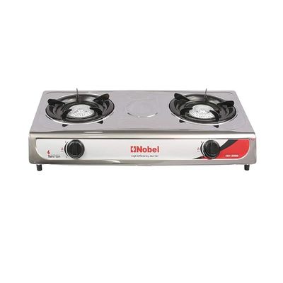 Nobel Gas stove double burner Model - NGT2002 1 Year Full Warranty.