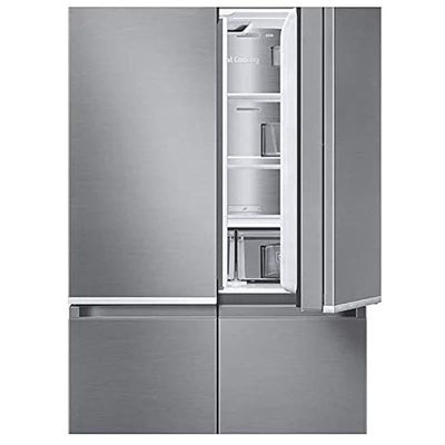 Samsung 909 Ltr French Door Refrigerator Triple Cooling Silver- Model- RF85R9281T2 | 1 Year Full 20 Years Compressor Warranty