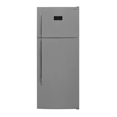 Sharp 685 Liters Top Mount Refrigerator Double Door Silver Model SJ-SR685-HS3 | 1 Year Full 5 Years Compressor Warranty