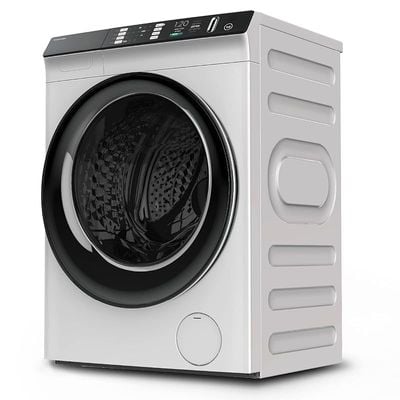 Toshiba 10 KG 1400 RPM Front Load Washing Machine, 8 Programs, Real Inverter, with Great Waves Technology, TW-BH110W4A, White  1 Year Manufacturer Warranty