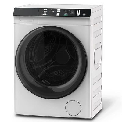 Toshiba 10 KG 1400 RPM Front Load Washing Machine, 8 Programs, Real Inverter, with Great Waves Technology, TW-BH110W4A, White  1 Year Manufacturer Warranty