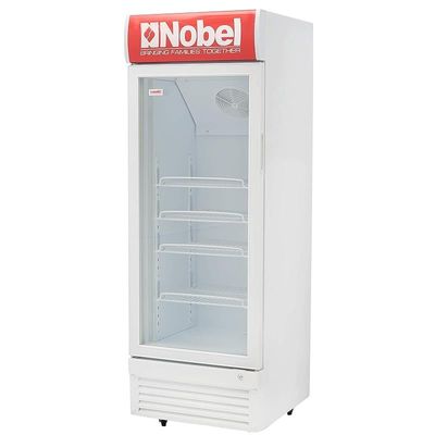NOBEL 245 Liters Showcase Chiller Single Door Model NSF-245 | 1 Year Full 5 Years For Compressor Warranty.