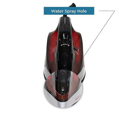 Nobel Steam Iron with Steam Burst Function, Non Stick Ceramic Coat Soleplate and Variable Heat Selection, Cord Length 1.7mtr, With Non Stick Plate, 2400W NSI27 Red &amp; Black 1 Year Warranty