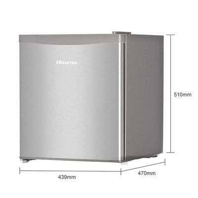 Hisense 60 Liter Single Door Refrigerator Compact Silver Model RR60D4ASU | 1 Year Warranty.