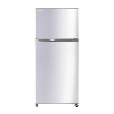 Toshiba 608 Liters Top Mount Refrigerator, DUO Hybrid Deodorizer, Inverter Compressor, Ultra Fresh, GRA820X(BS), Silver - 1 Year Full Warranty &amp; 10 Years Compressor Warranty